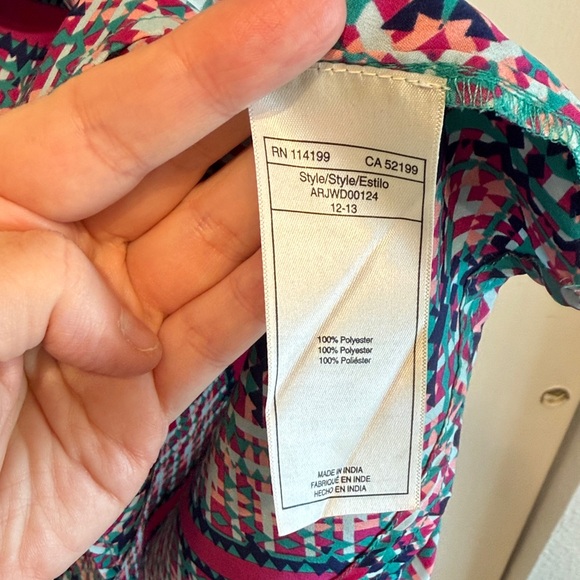 Fun Colorful Roxy Mini Dress - Picture 6 of 6